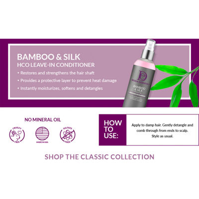 Design Essentials Bamboo And Silk Hco Leave in Conditioner-8 oz.