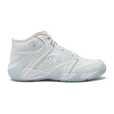 SHAQ Devastator Mens Basketball Shoes, 8 Medium, White