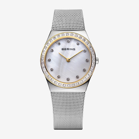 Bering Womens Silver Tone Stainless Steel Bracelet Watch 12430-010, One Size -  25505990018