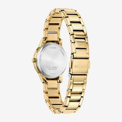 Citizen Dress/Classic Womens Gold Tone Stainless Steel Bracelet Watch Fe1242-78d