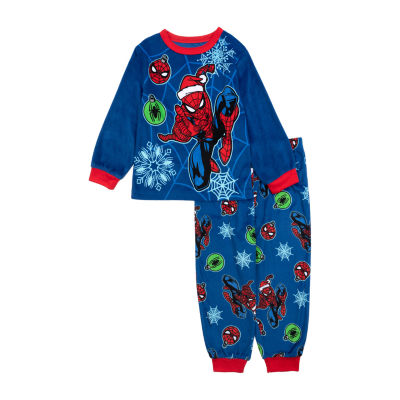 Disney Collection Toddler Boys 2-pc. Spiderman Pajama Set