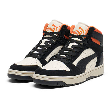 PUMA Rebound Suede Mens Basketball Shoes, 9 Medium, Beige