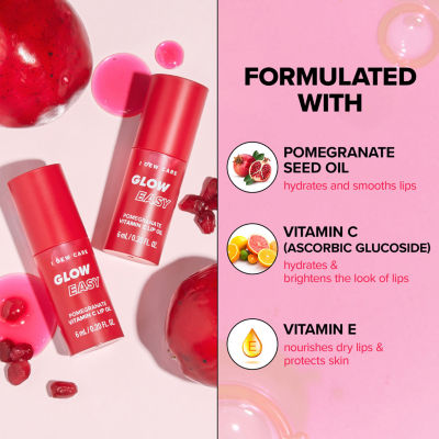 I Dew Care Glow Easy Lip Oil-Pomegranate Lip Balm/Treatments