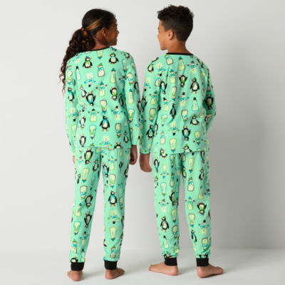 North Pole Trading Co. Little & Big Unisex Microfleece 2-pc. Christmas Pajama Set