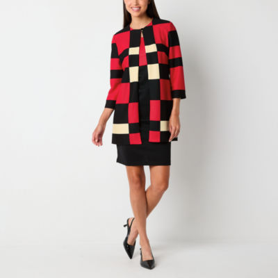 Danny & Nicole Womens Jacket Dress