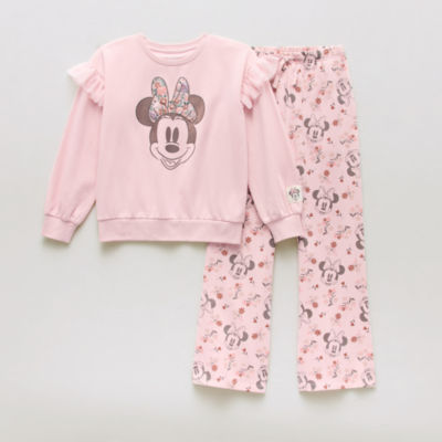Disney Collection Little & Big Girls 2-pc. Minnie Mouse Pant Set