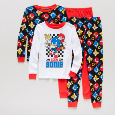 Little & Big Boys 4-pc. Sonic the Hedgehog Pajama Set