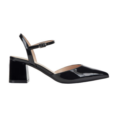 Unisa Trinas Womens Pointed Closed Toe Block Heel Pumps