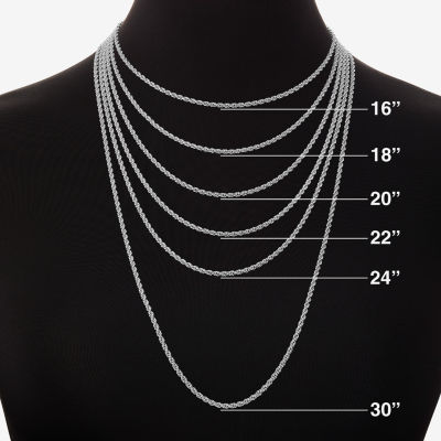 HADLEY & ROW Initial Womens Cubic Zirconia Pure Silver Over Brass 2-pc. Jewelry Set