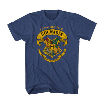 Hogwarts Little & Big Boys Crew Neck Harry Potter Short Sleeve Graphic ...