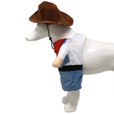 Pet Life Rodeo Bones' Cowboy Uniform Dog Costume