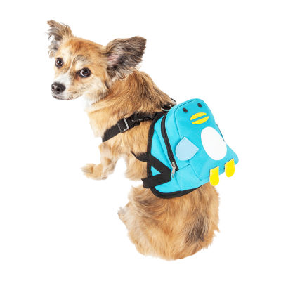Pet Life Waggler Hobbler' Large-Pocketed Compartmental Animated Backpack Dog Harness