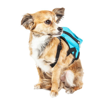 Pet Life Waggler Hobbler' Large-Pocketed Compartmental Animated Backpack Dog Harness