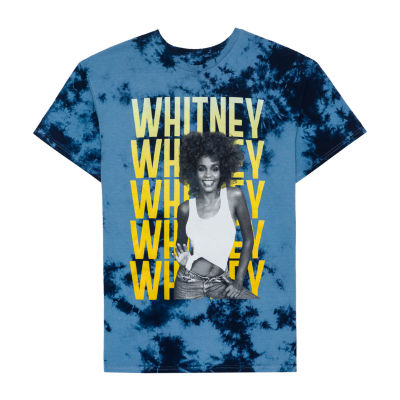 Mens Short Sleeve Whitney Houston Graphic T-Shirt