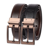 Van Heusen Men's Reversible Belt, Brown/Black, Small (30-32) at   Men's Clothing store