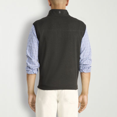 IZOD Mini Stripe Mens Fleece Vest