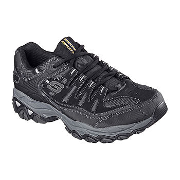 Skechers® Afterburn Memory Fit Mens Athletic Shoes-JCPenney, Color: Black  Charcoal
