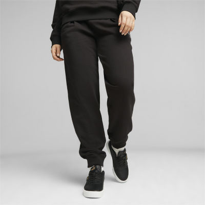 PUMA Her Collection Womens High Rise Cuffed Sweatpant