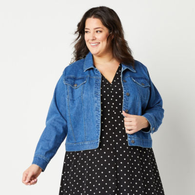 Jcpenney womens hot sale denim jacket