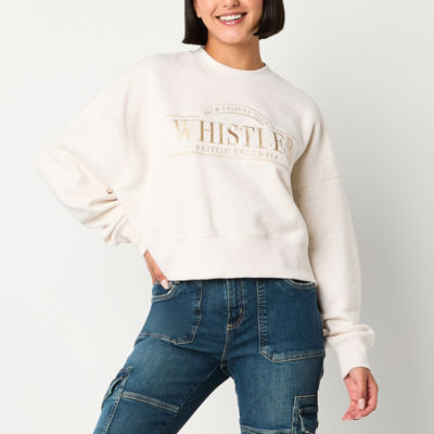 Arizona Juniors Womens Crew Neck Long Sleeve Sweatshirt