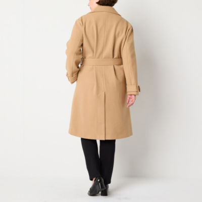 Liz Claiborne Belted Midweight Peacoat