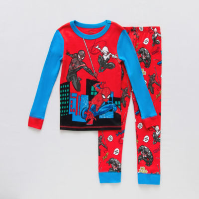 Disney Collection Little & Big Boys 2-pc. Spiderman Pajama Sets