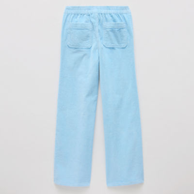 Thereabouts Little & Big Girls Corduroy Wide Leg Cargo Pant