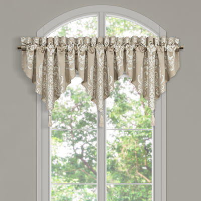 Royal Court Potenza Rod Pocket Ascot Valance
