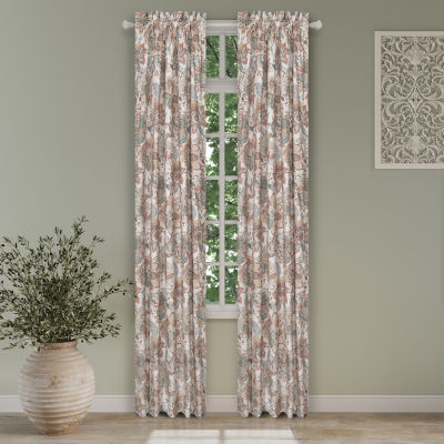 Royal Court Janessa Rod Pocket Room Darkening Set of 2 Curtain Panel