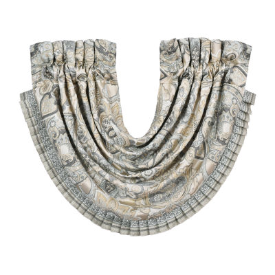 Queen Street Annalise Rod Pocket Waterfall Valance