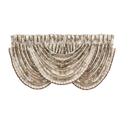 Queen Street Pecora Rod Pocket Waterfall Valance