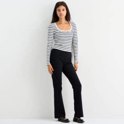 Waist Jcpenney Pants Juniors AEROPOSTALE Womens Flare High Rise