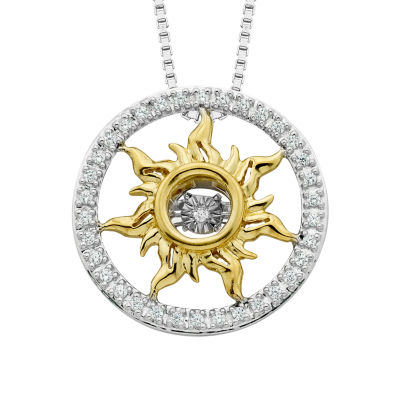 Enchanted Disney Fine Jewelry 1/10 CT. T.W. Genuine Diamond 14K Gold