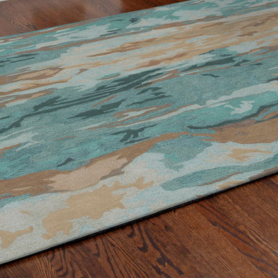 Liora Manne Corsica Waterfall Hand Tufted Wool Area Rug