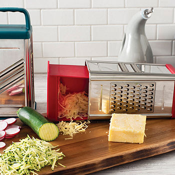 Martha Stewart Richburn Stainless Steel 4 Sided Grater, Color: Gray -  JCPenney