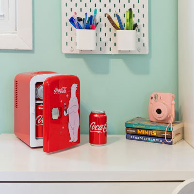 Coca-Cola 4L Portable Cooler/Warmer 12V AC/DC Mini Fridge Polar Bear