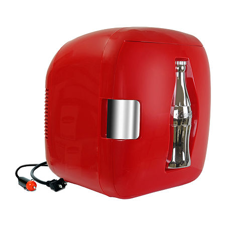 Coca-Cola Heritage 12 Can Portable Cooler/Warmer AC/DC 7.9L (8.3 Qt), One Size, Red