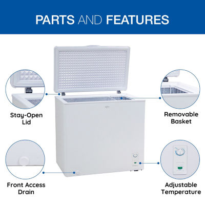 Koolatron Large Chest Freezer 7.0 cu ft (195L) White- Manual