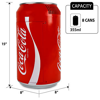 Coca-Cola 3.5 Cu.Ft. Refrigerator & Chest Freezer, Red