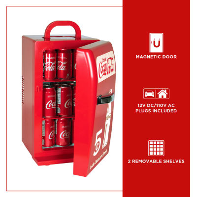 美品Coca-Cola 温冷庫、赤いボックス型AC/DCコード付属 美品Coca-Cola 温冷庫、赤いボックス型AC/DCコード付属 美品Coca-