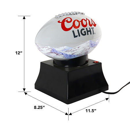 Coors Light Hot Air Popcorn Maker Air-Popper With Football Serving Bowl, One Size, Gray