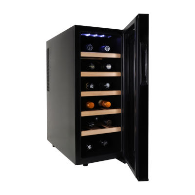 Koolatron 12 Bottle Deluxe Wine Cooler Freestanding Wine Fridge