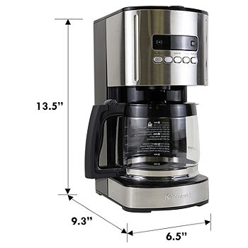 Black+Decker 12-Cup Programmable Coffee Maker Black  - Best Buy