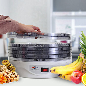 Black and Friday Deals Electric Vegetable Dehydrator,Kitchen Fruit And Vegetable  Dryer Gray 