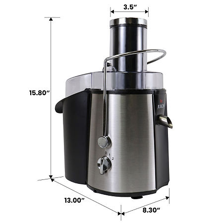 Total Chef Juicin' Juicer Wide Mouth Centrifugal Juice Extractor- 700W, One Size, Stainless Steel