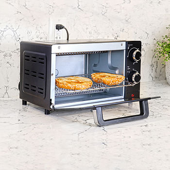 Hamilton Beach 4 Slice Capacity Energy-Saving Toaster Oven, Black