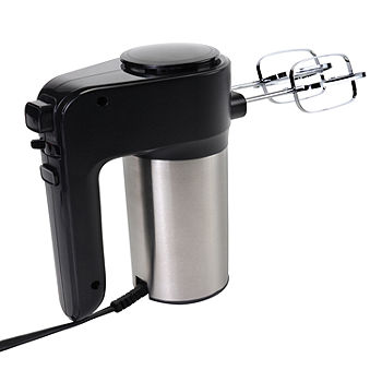 Ripples frihed Høre fra Total Chef 6-Speed Hand Mixer- 250 Watts with Turbo Boost- Black Silver  TCHM02, Color: Black - JCPenney