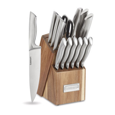 Cuisinart Stainless Steel Elite Acacia 15Pc. Knife Block Set, Color