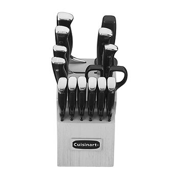Cuisinart® Classic Stainless Steel 15-pc. Knife Block Set, Color: Stainless  Steel - JCPenney