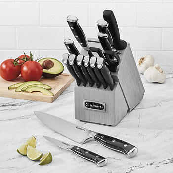 Cuisinart 15-pc. Knife Block Set, Color: Gray - JCPenney